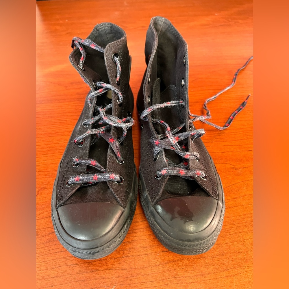 Converse shoes all black